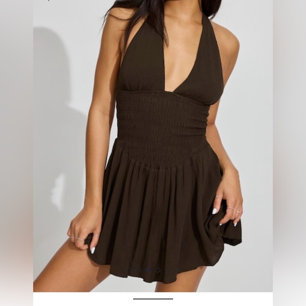 Garage Ayla Halter Dress Romper
